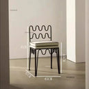 Sillas de comedor de hierro forjado de diseño