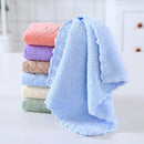 Juego de 5 toallas faciales de suave y absorbente forro polar coral